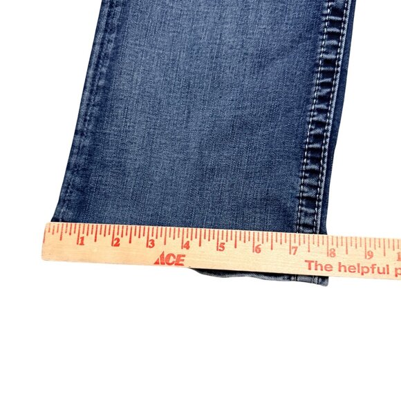 Miss Me Womens Low Rise Bootcut Distressed Blue Denim Jeans Size 27 - Picture 6 of 10